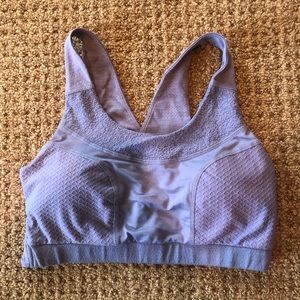Gymshark sports bra size large steel blue
